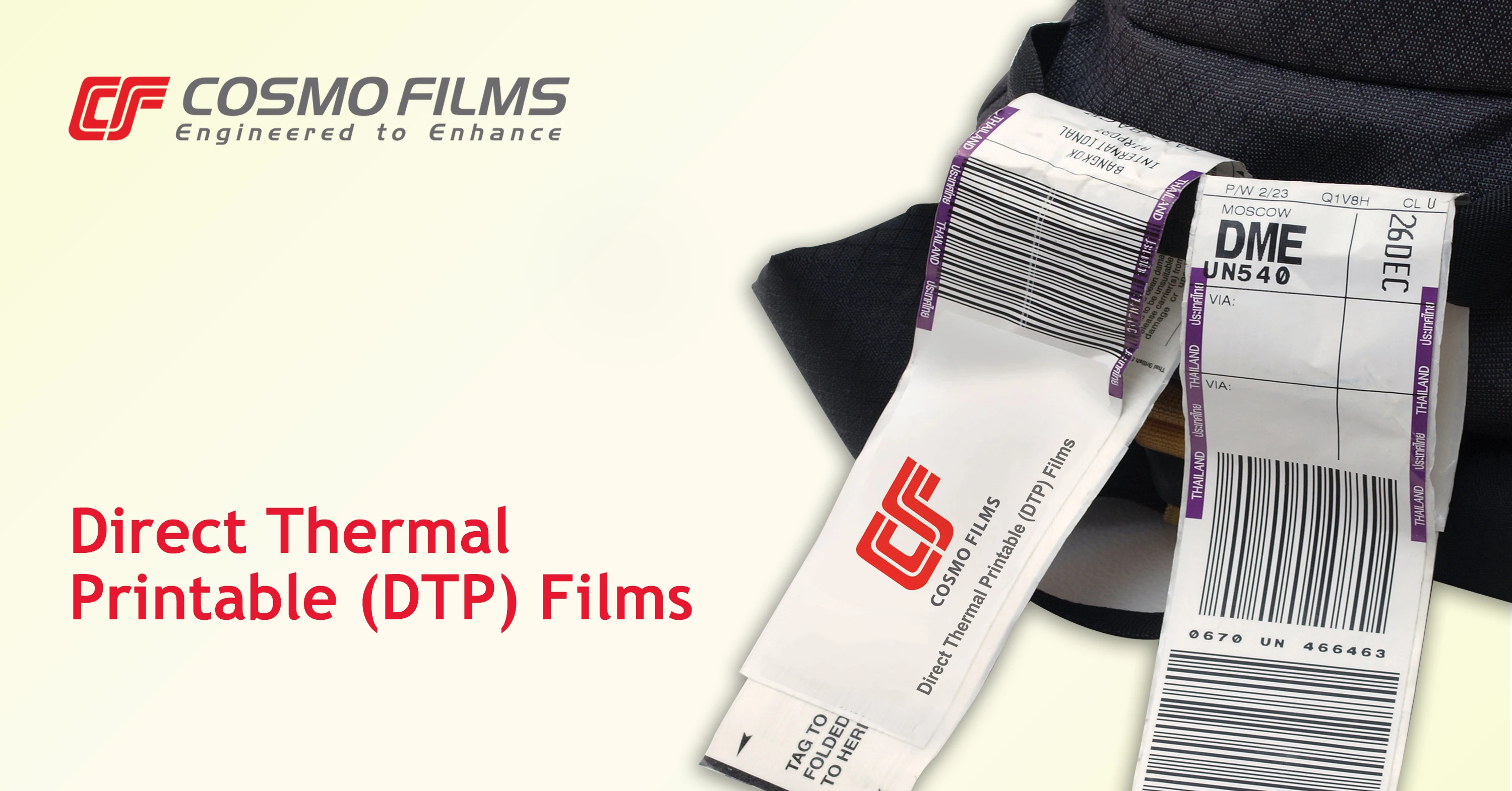 Direct Thermal Printable (DTP) Films – What are they and why do we need them?