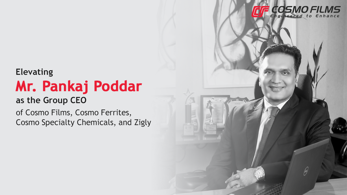 Announcing the Elevation of Mr. Pankaj Poddar as the Group CEO