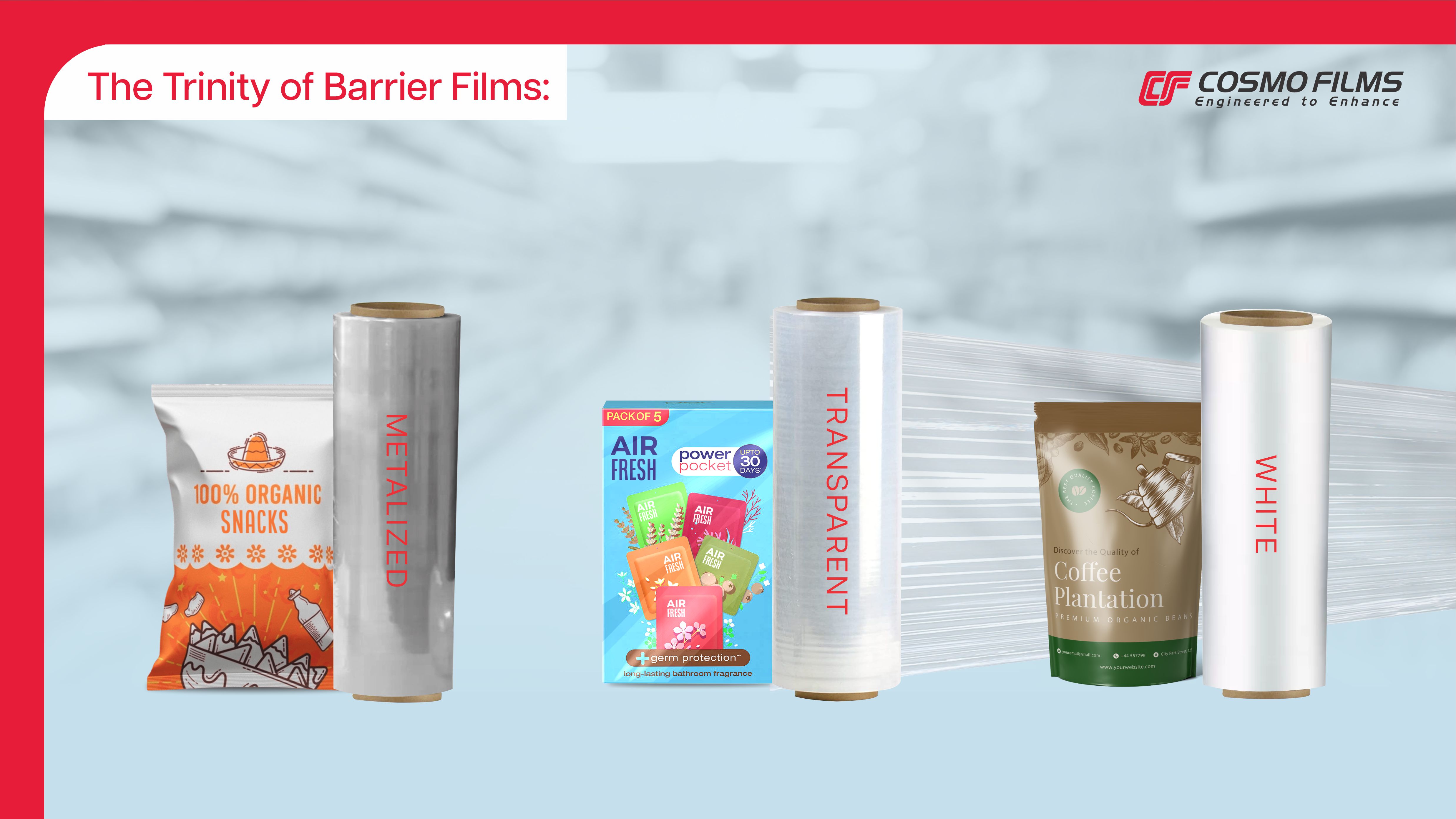 Cosmo Barrier Films - Redefining Product Packaging & Aesthetics