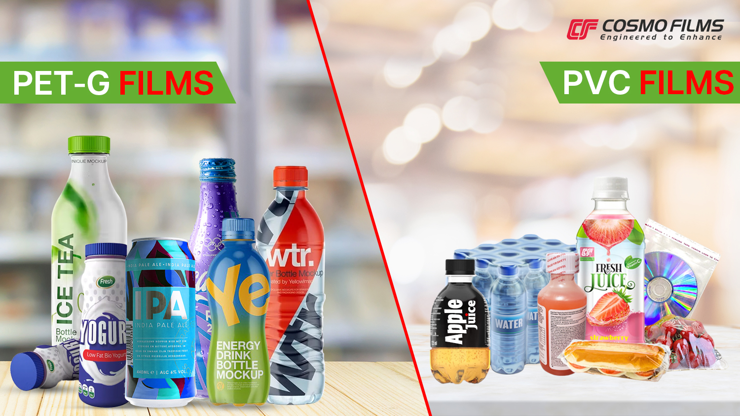 High Shrink PET-G Films vs. PVC - Advantages and Eco-Friendliness