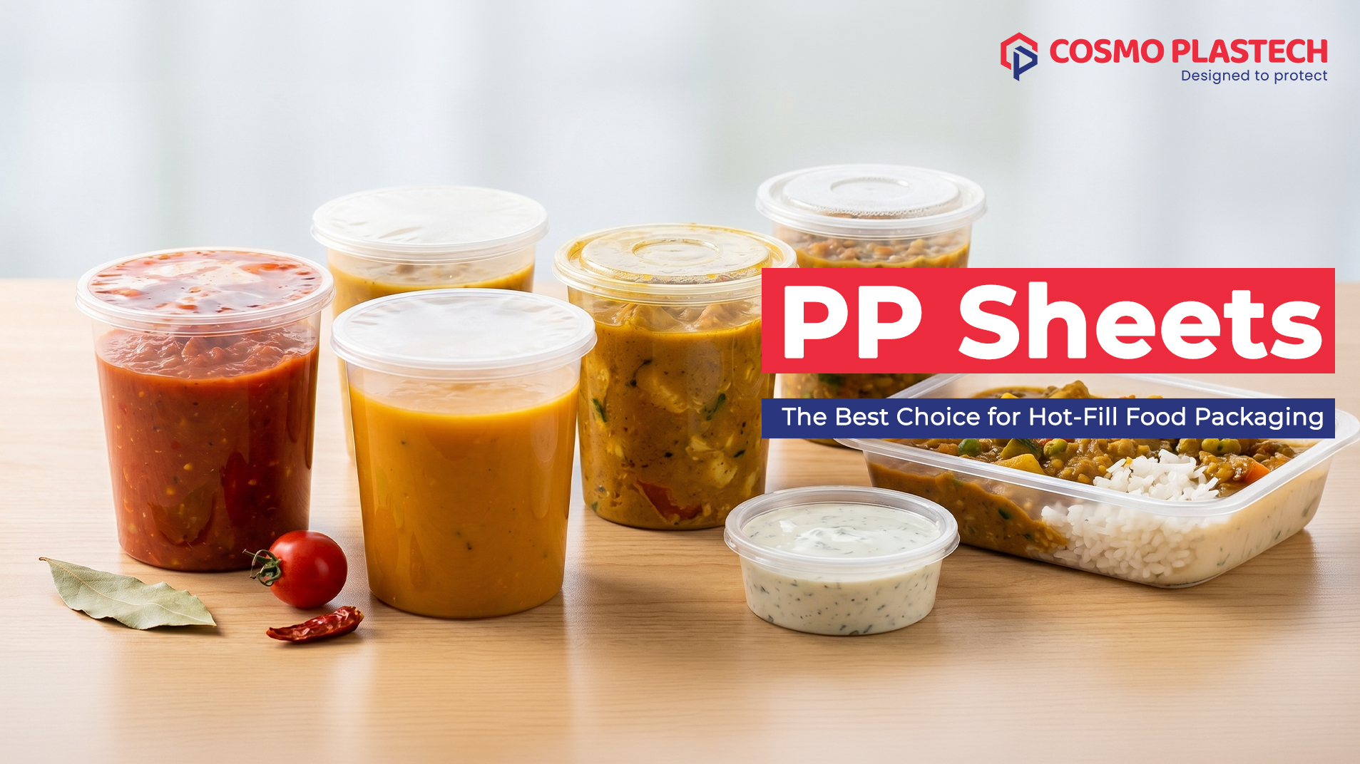 PP Sheets - The Best Choice for Hot-Fill Food Packaging