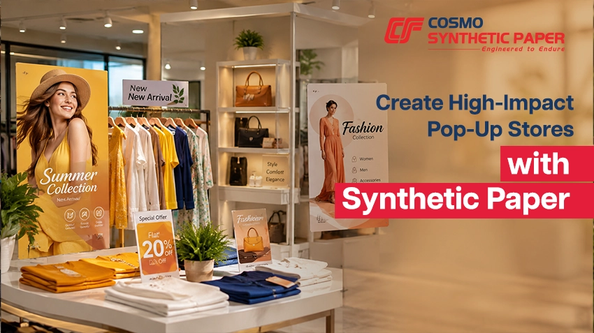 Best Synthetic Paper in Pop-Up Store