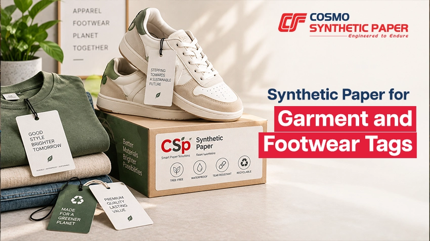 Why the Best Garment & Footwear Tags are Made with Cosmo Synthetic Paper