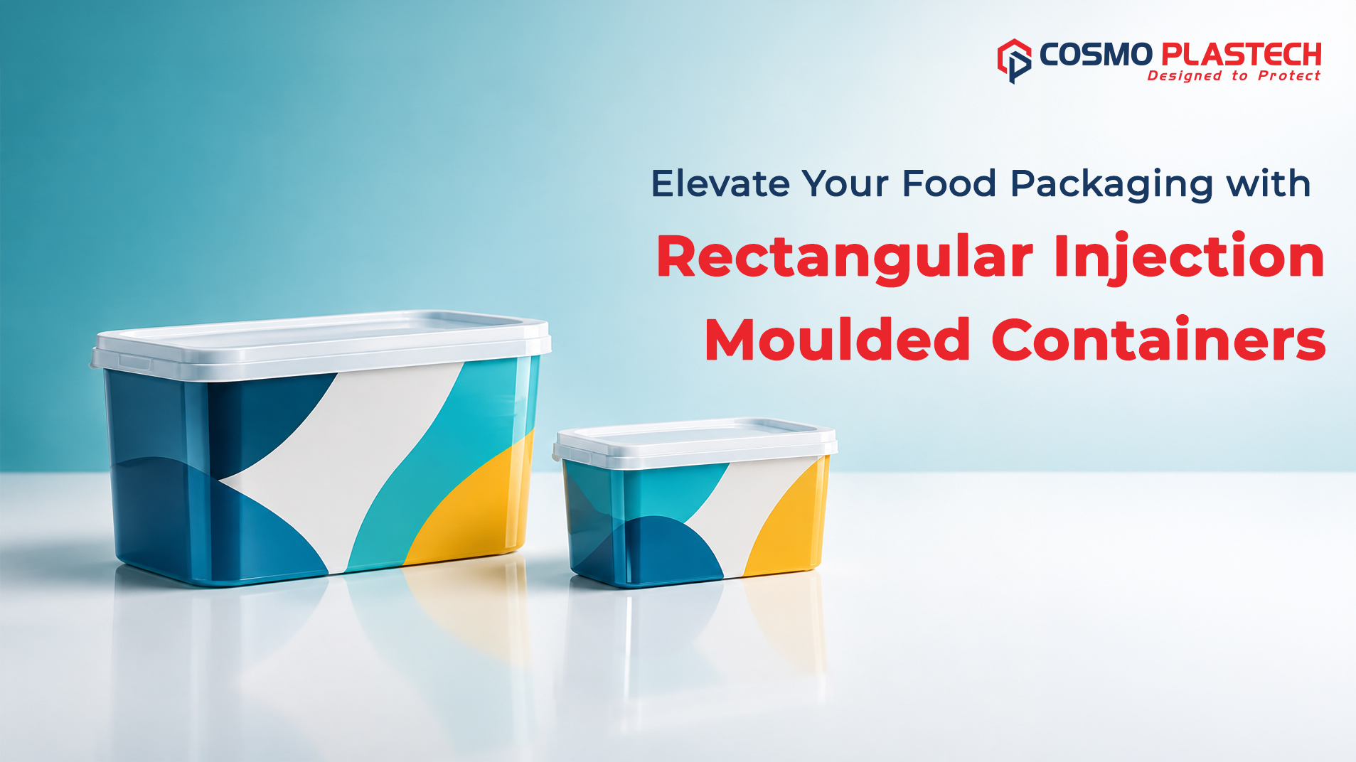 Rectangular Injection Moulded Containers for Product Protection, Efficiency & Branding