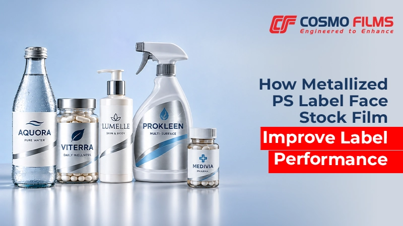 Metallized PS Labels Face Stock Films by Cosmo Films: Advantages & Types