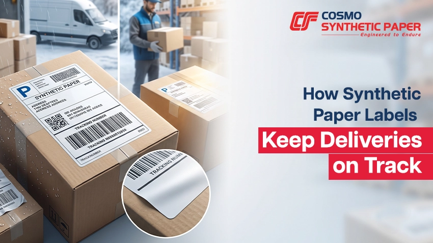 Synthetic Paper for Last Mile Delivery Labels in Harsh Weather Conditions