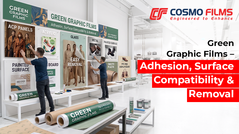 A Guide to Surface Compatibility & Clean Removal of Green Graphic Films